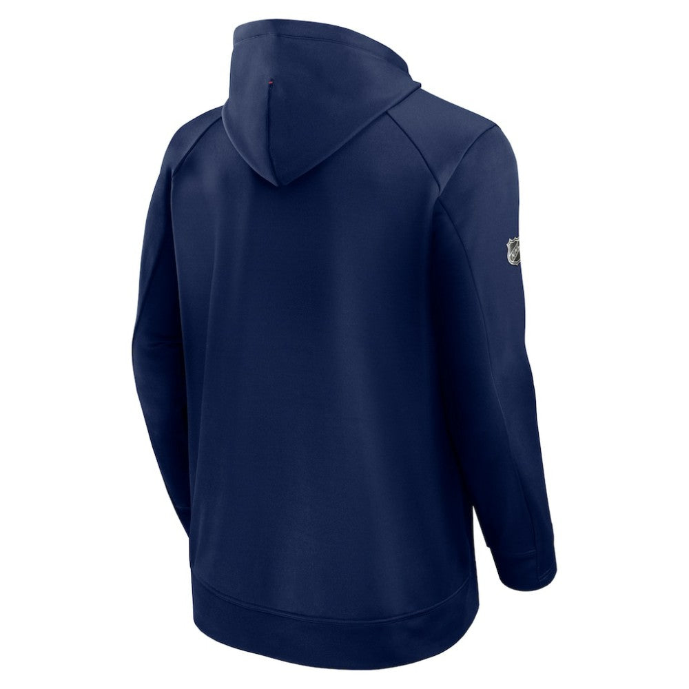 New York Rangers Fanatics Big & Tall Authentic Pro Pullover Hoodie - Blue - NHL