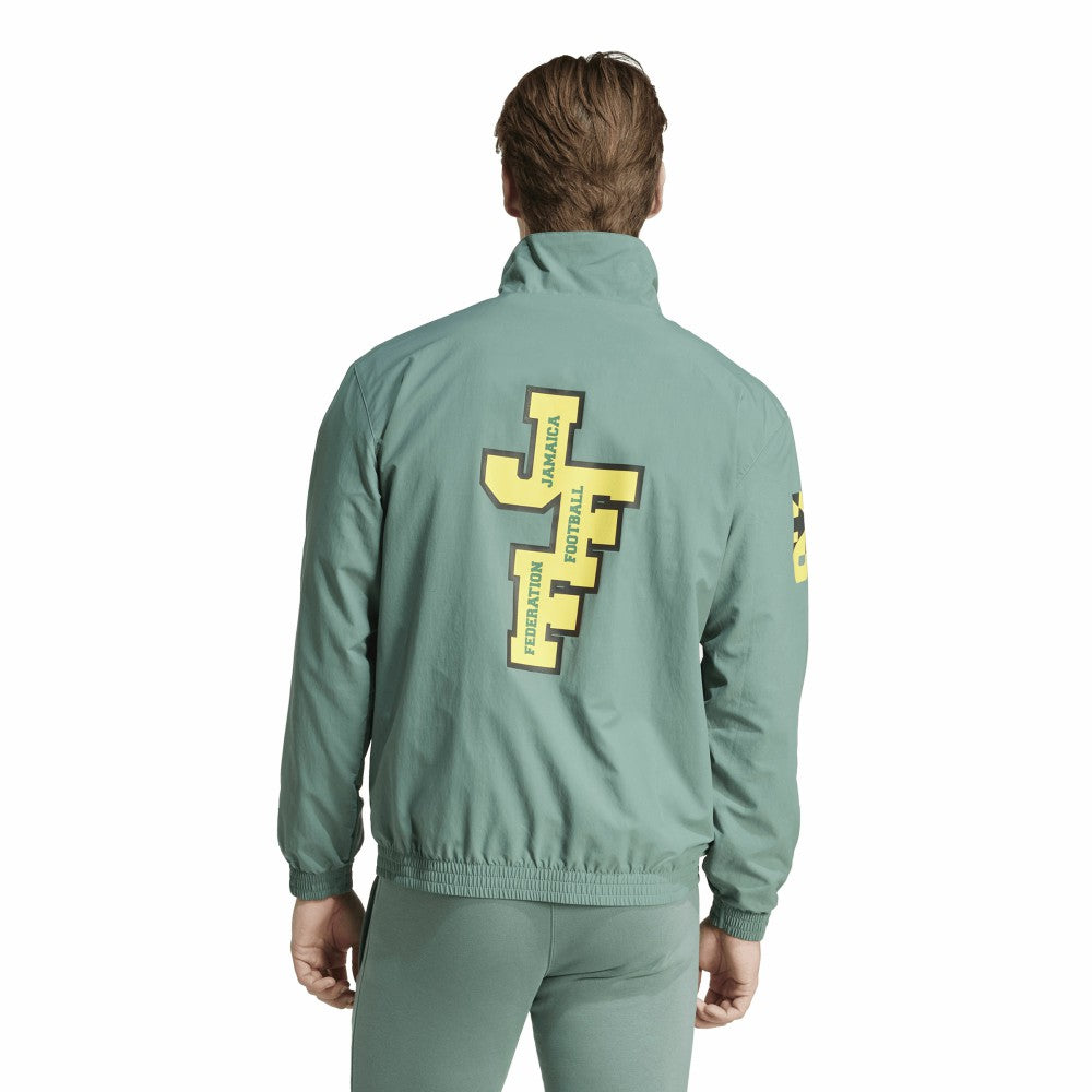 Jamaica National Team Varsity Pack Full-Zip Track Top Green | Adidas cheap