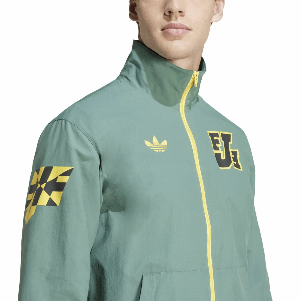Jamaica National Team Varsity Pack Full-Zip Track Top Green | Adidas cheap