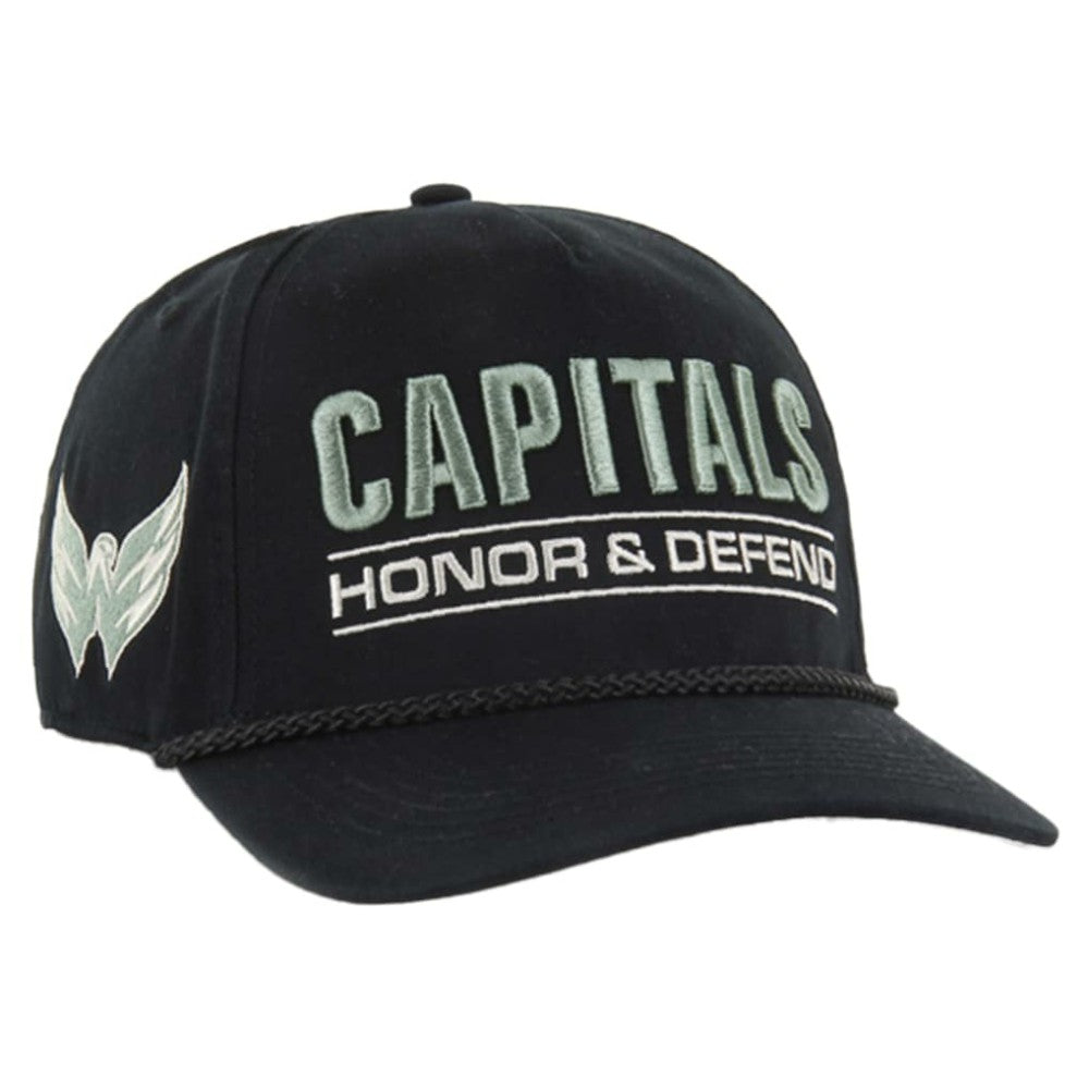 Washington Capitals '47 OHT Military Appreciation Homeland Honor and Defend Hitch Adjustable Hat - Black - NHL