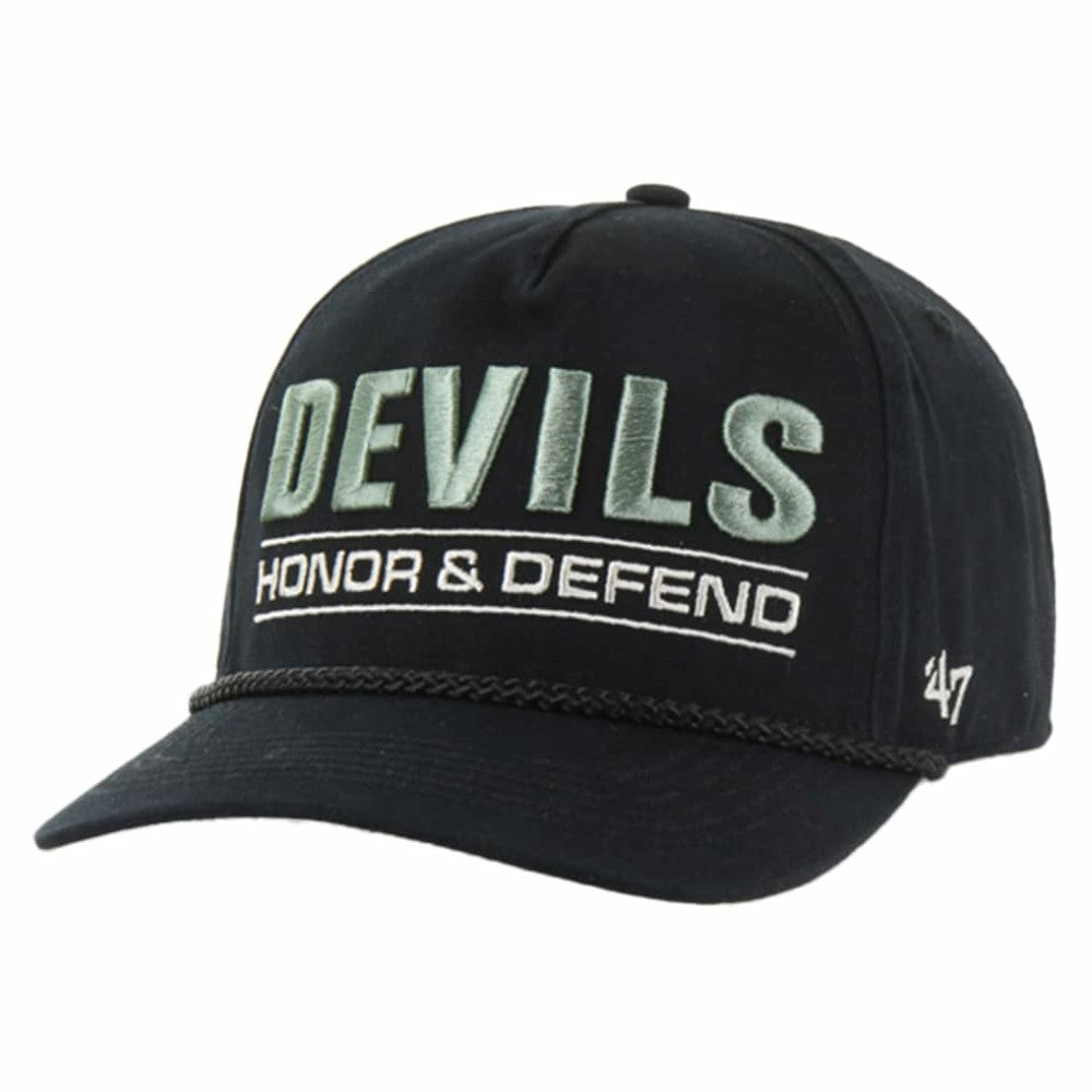 New Jersey Devils '47 OHT Military Appreciation Homeland Honor and Defend Hitch Adjustable Hat - Black - NHL
