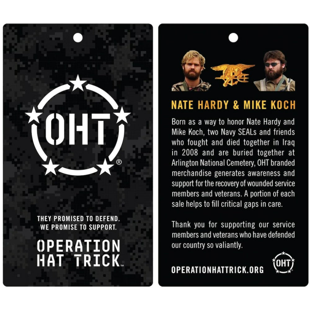 New Jersey Devils '47 OHT Military Appreciation Homeland Honor and Defend Hitch Adjustable Hat - Black - NHL