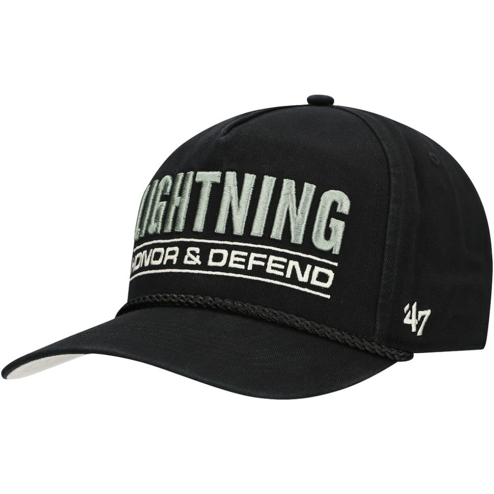 Tampa Bay Lightning '47 OHT Military Appreciation Homeland Honor and Defend Hitch Adjustable Hat - Black - NHL