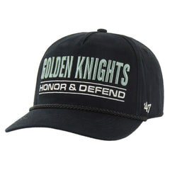 Vegas Golden Knights '47 OHT Military Appreciation Homeland Honor and Defend Hitch Adjustable Hat - Black - NHL