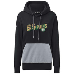 Boston Celtics Levelwear Women's 2024 NBA Finals Champions Bonfire Pullover Hoodie Black - NBA