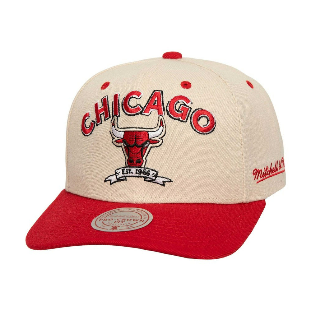 Chicago Bulls 6x NBA Champions Soul Legacy Defined Snapback Hat Cream/Red - NBA