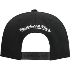 San Jose Sharks Mitchell & Ness Core Top Spot Snapback Hat - Black - NHL
