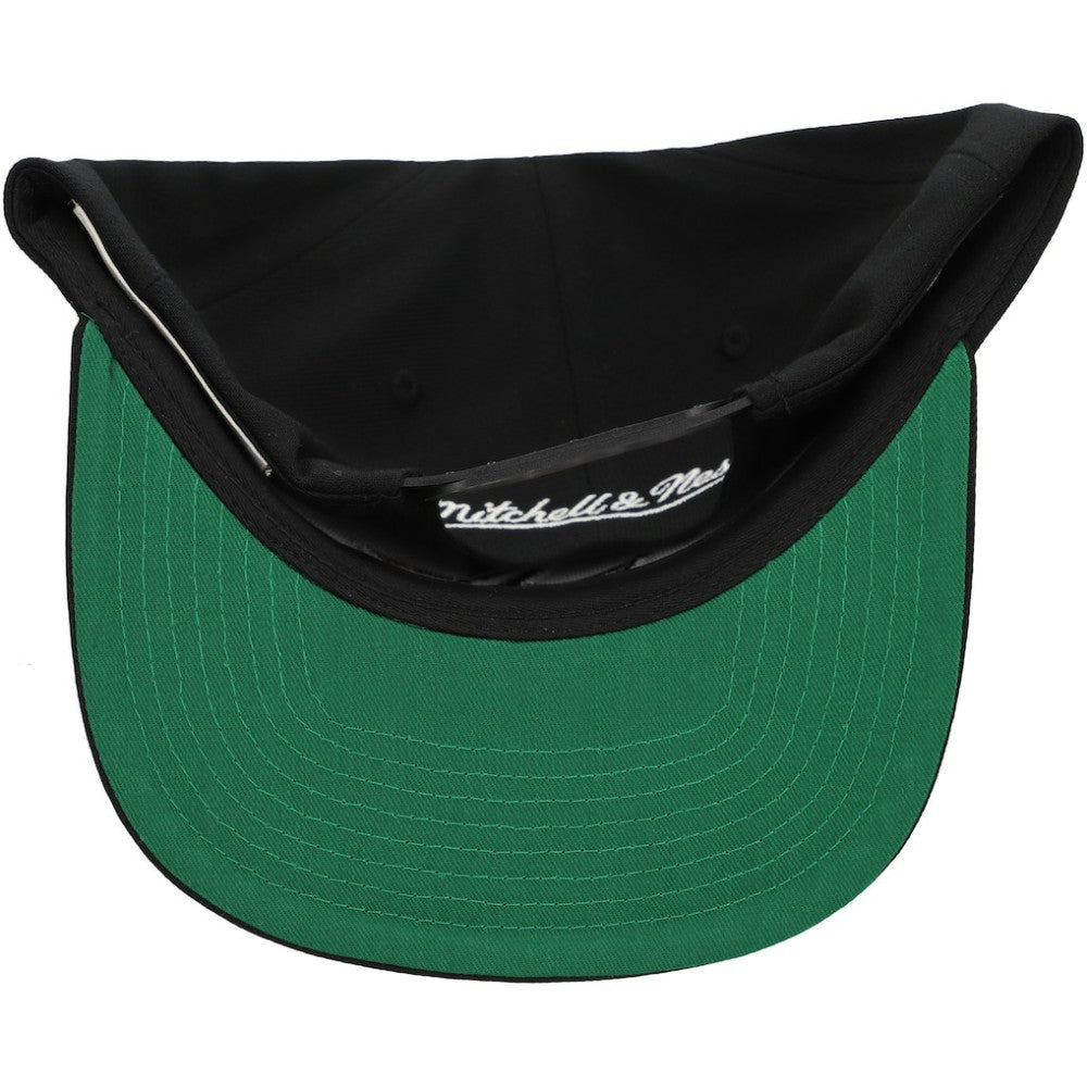 San Jose Sharks Mitchell & Ness Core Top Spot Snapback Hat - Black - NHL