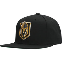 Vegas Golden Knights Mitchell & Ness Core Top Spot Snapback Hat - Black - NHL