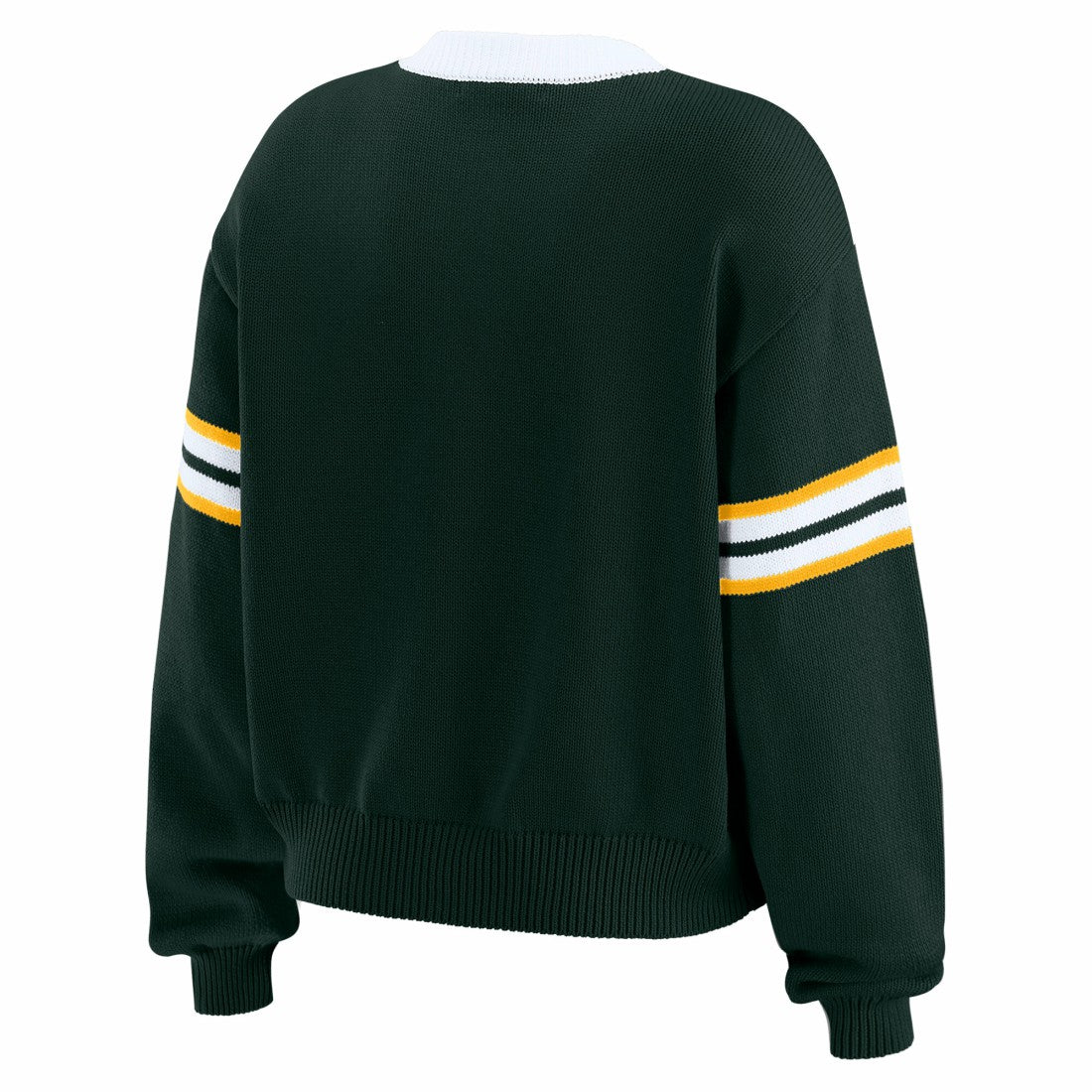 Green Bay Packers WEAR by Erin Andrews Women's Lace-Up Sweater Green | NFL