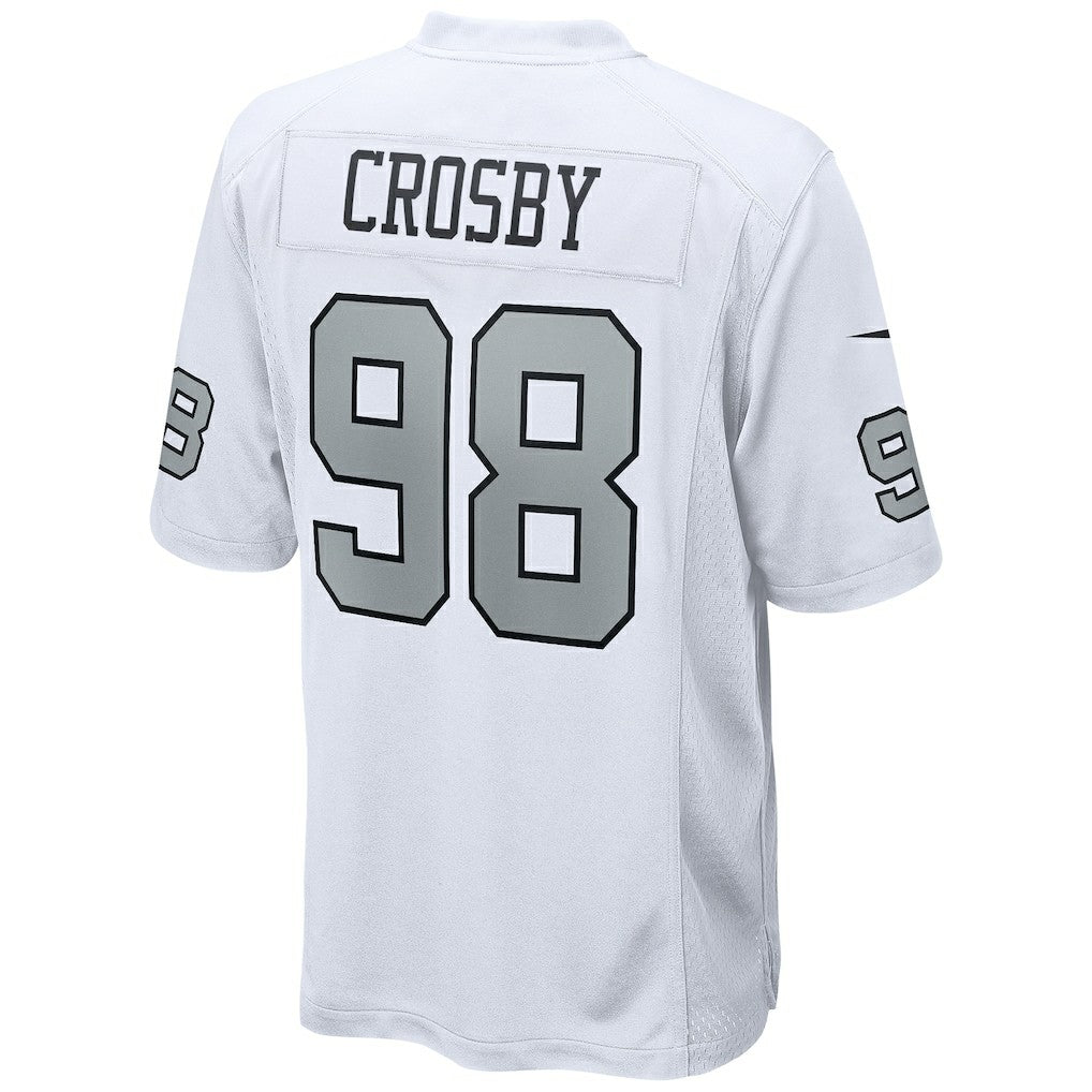 Maxx Crosby Las Vegas Raiders Alternate Game Jersey White | Nike for Sale