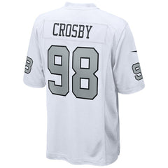 Maxx Crosby Las Vegas Raiders Alternate Game Jersey White | Nike for Sale