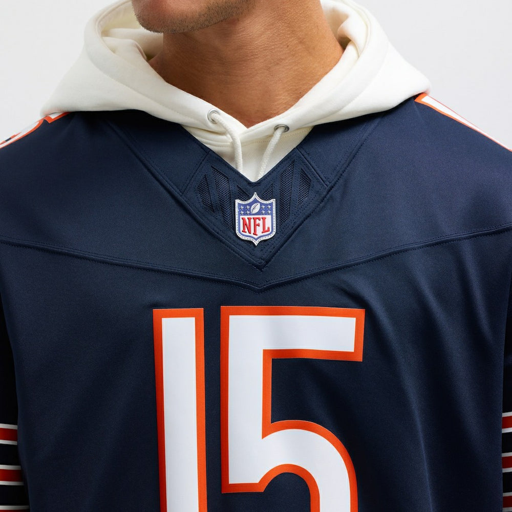 Rome Odunze Chicago Bears Vapor F.U.S.E. Limited Jersey Navy | Nike for Sale