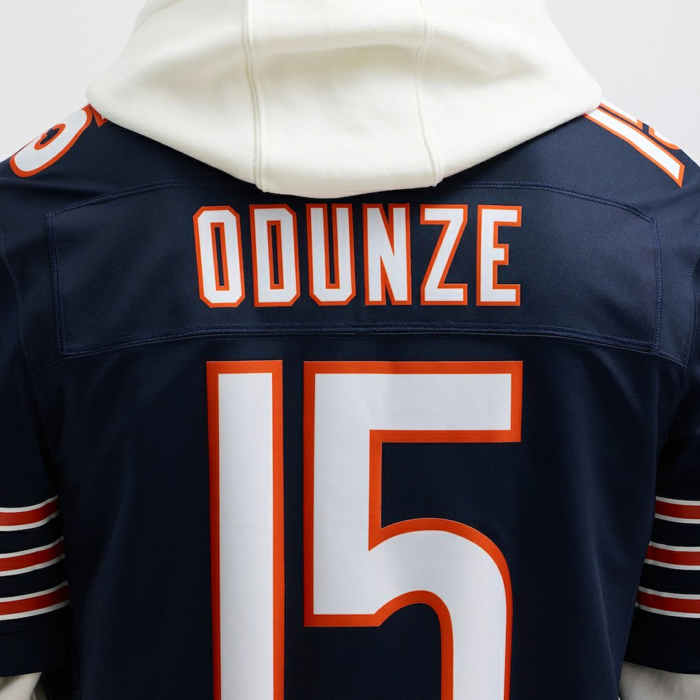 Rome Odunze Chicago Bears Vapor F.U.S.E. Limited Jersey Navy | Nike for Sale
