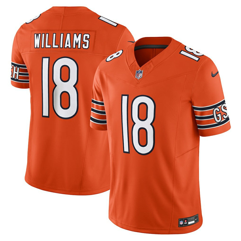 Caleb Williams Chicago Bears Vapor F.U.S.E. Limited Jersey Orange | Nike for Sale