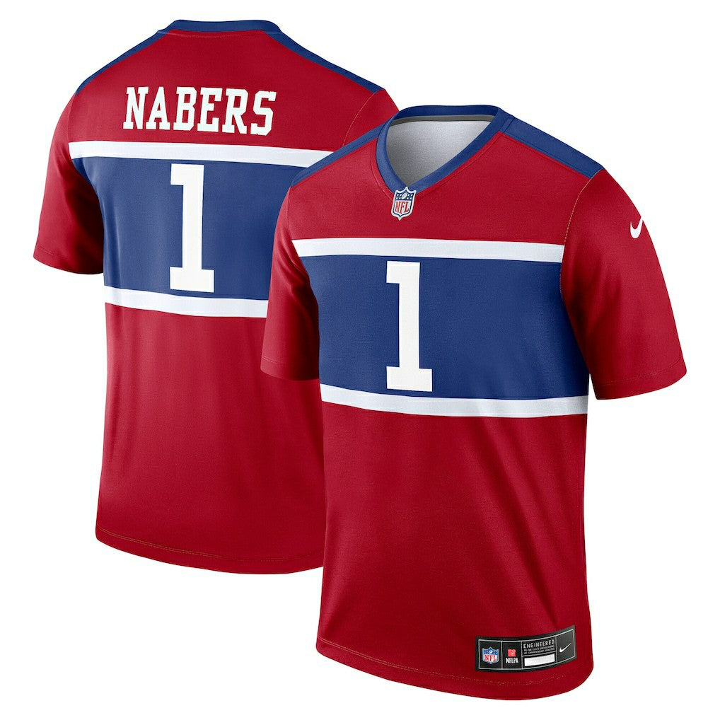 Malik Nabers New York Giants Legend Player Performance Top Red | Nike for Sale