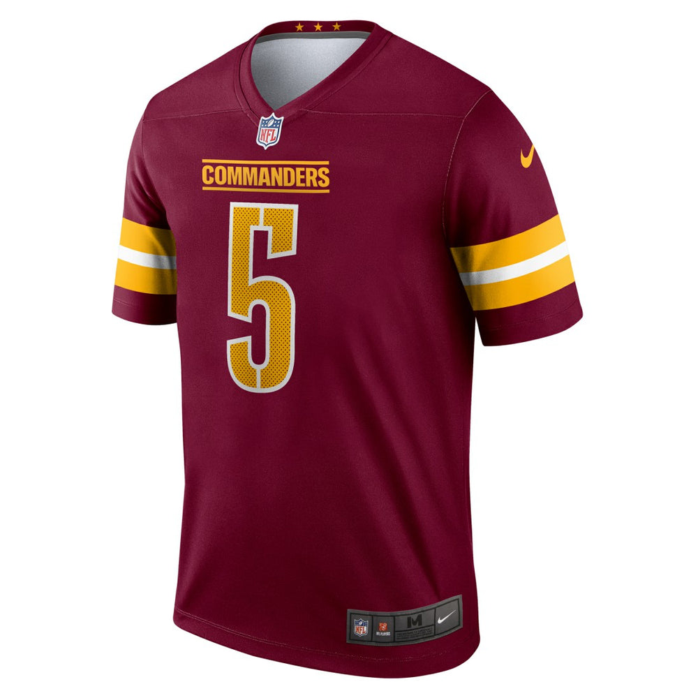 Jayden Daniels Washington Commanders Legend Player Performance Top Burgundy | Nike for Sale