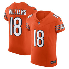 Caleb Williams Chicago Bears Alternate Vapor F.U.S.E. Elite Jersey Orange | Nike for Sale