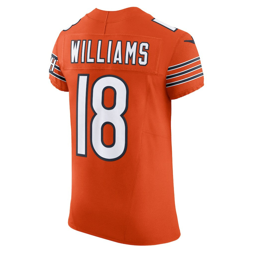 Caleb Williams Chicago Bears Alternate Vapor F.U.S.E. Elite Jersey Orange | Nike for Sale