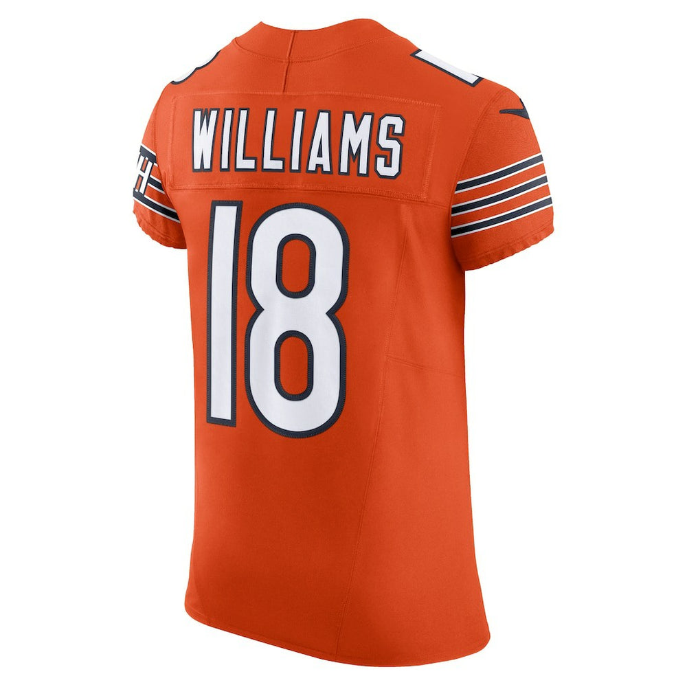 Caleb Williams Chicago Bears Alternate Vapor F.U.S.E. Elite Jersey Orange | Nike for Sale