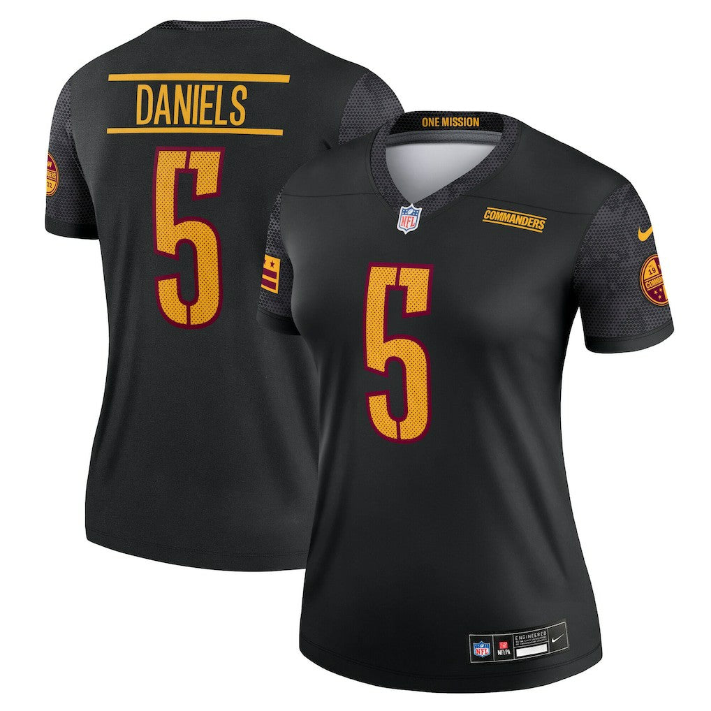 Jayden Daniels Washington Commanders Women's Legend Player Performance Top Black | Nike for Sale