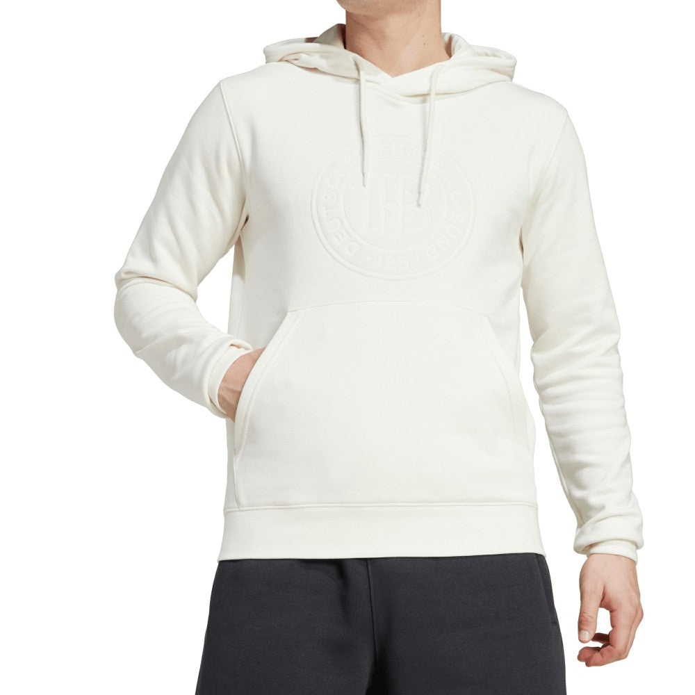 Germany National Team Originals 125th Anniversary Culturewear Pullover Hoodie White | Adidas Sale