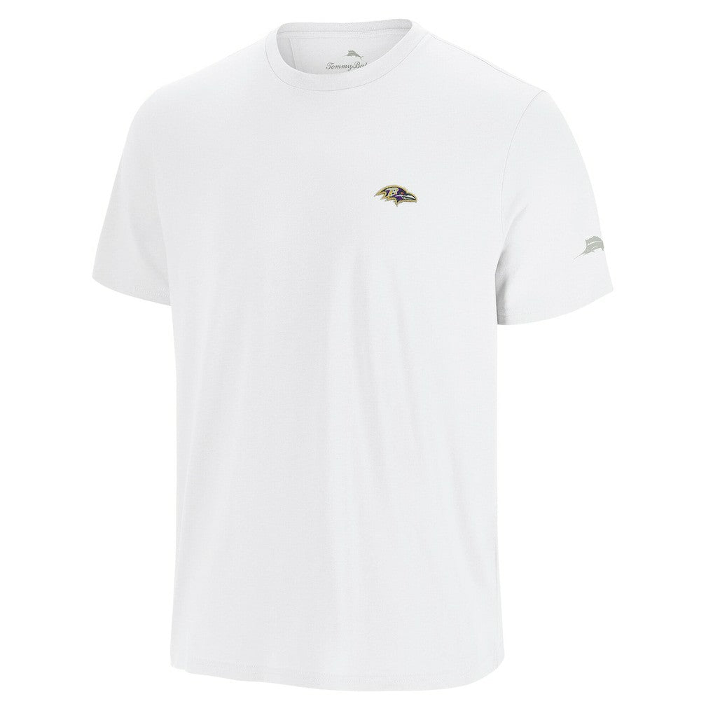 Baltimore Ravens Sport Torchdown Graphic T-Shirt White | Tommy Bahama