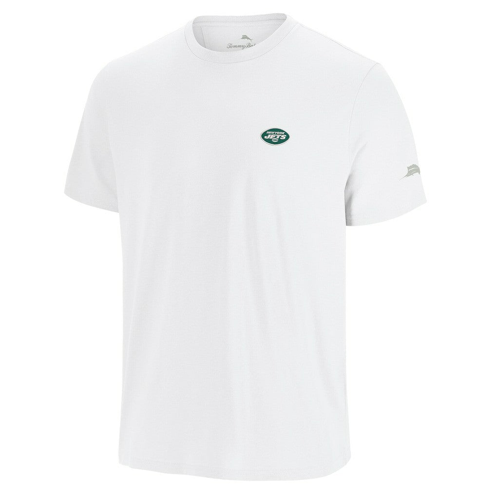 New York Jets Sport Torchdown Graphic T-Shirt White | Tommy Bahama