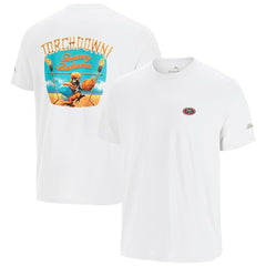 San Francisco 49ers Sport Torchdown Graphic T-Shirt White | Tommy Bahama