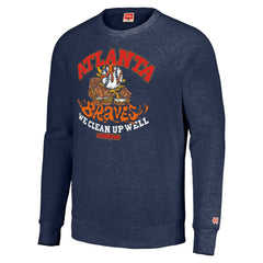 Atlanta Braves MLB x Guy Fieri’s Flavortown Unisex Tri-Blend Pullover Sweatshirt - MLB