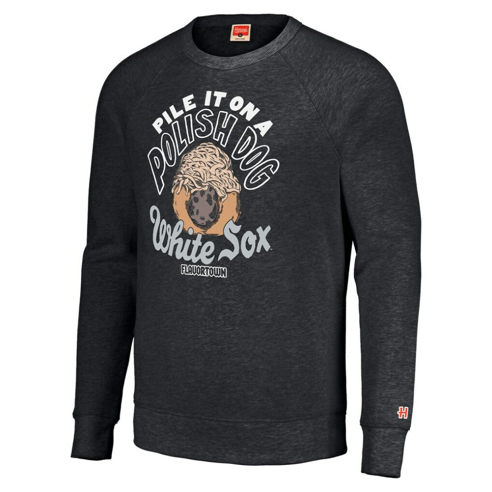 Chicago White Sox MLB x Guy Fieri’s Flavortown Unisex Tri-Blend Pullover Sweatshirt - MLB