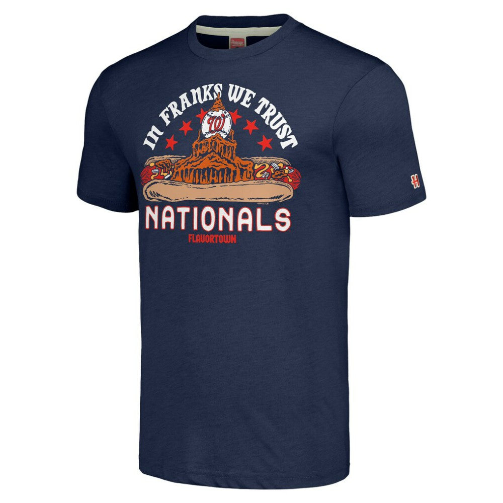 Washington Nationals MLB x Guy Fieri’s Flavortown Unisex Tri-Blend T-Shirt - MLB