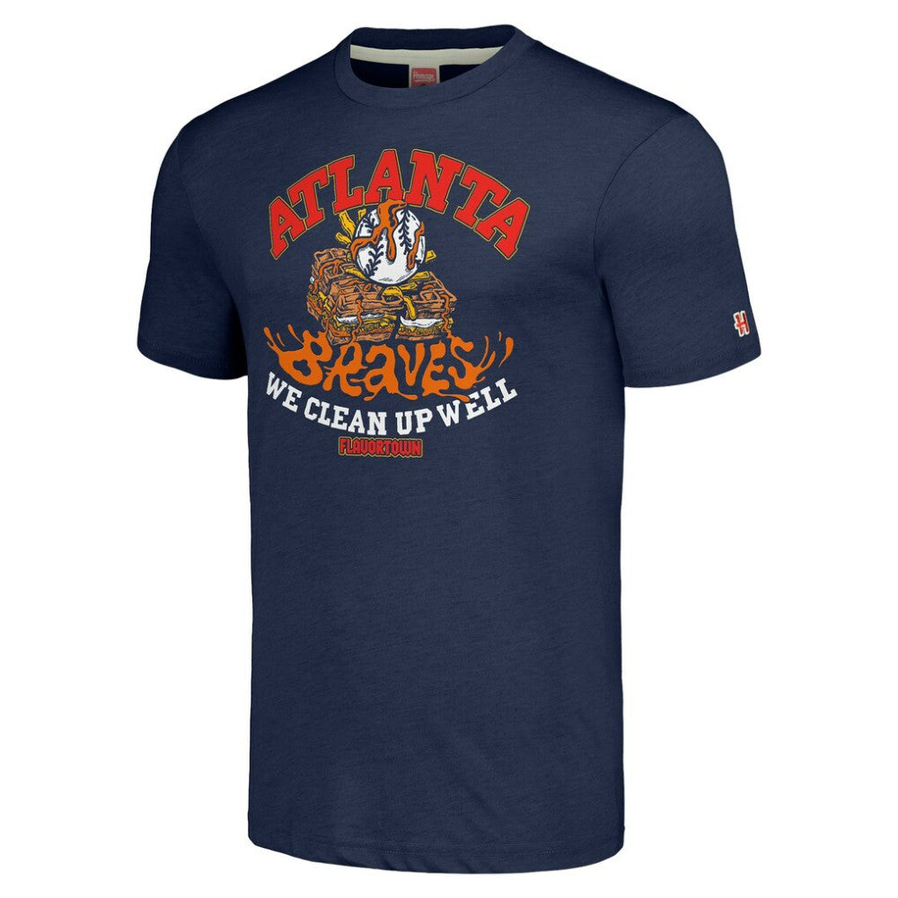 Atlanta Braves MLB x Guy Fieri’s Flavortown Unisex Tri-Blend T-Shirt - MLB