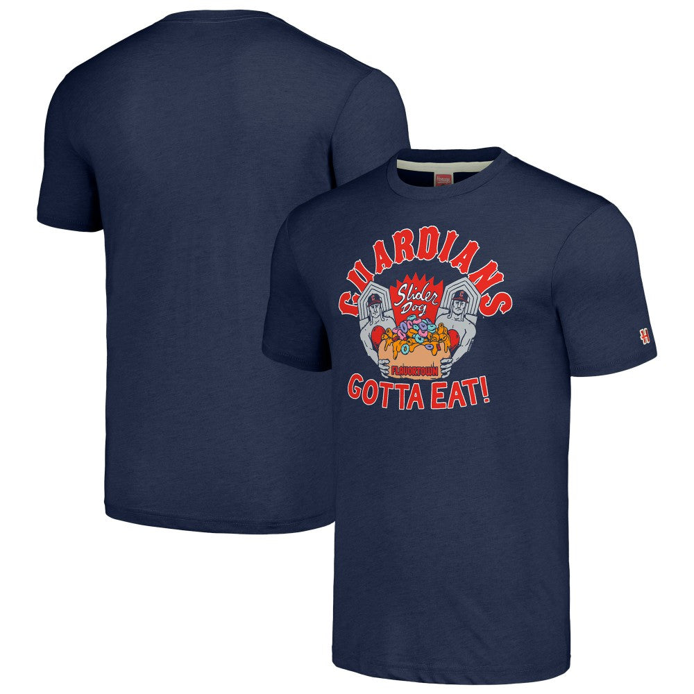 Cleveland Guardians MLB x Guy Fieri’s Flavortown Unisex Tri-Blend T-Shirt - MLB