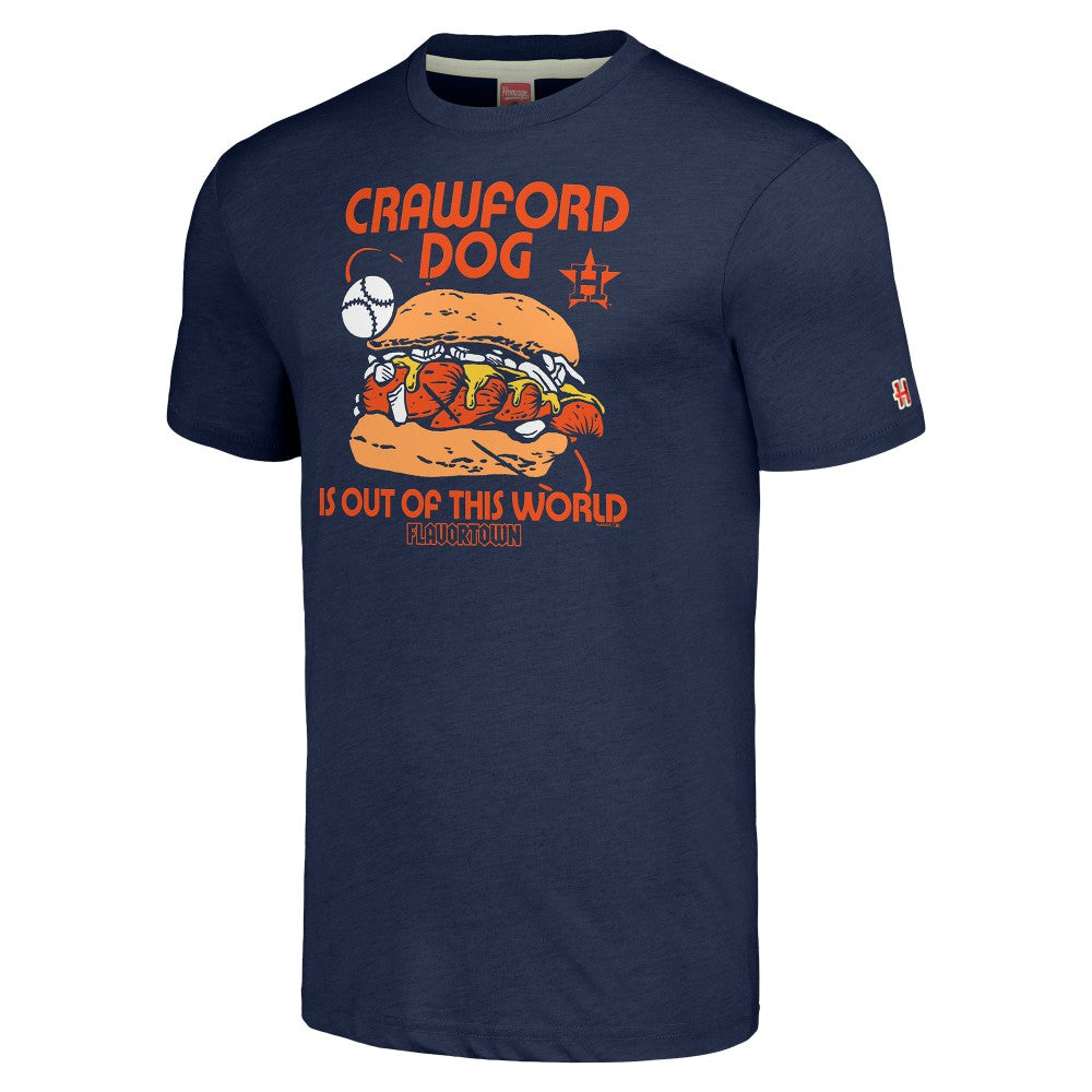 Houston Astros MLB x Guy Fieri’s Flavortown Unisex Tri-Blend T-Shirt - MLB
