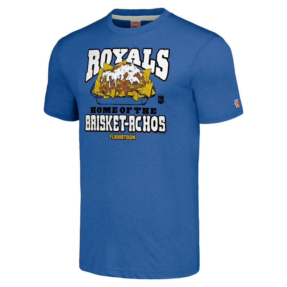 Kansas City Royals MLB x Guy Fieri’s Flavortown Unisex Tri-Blend T-Shirt - MLB