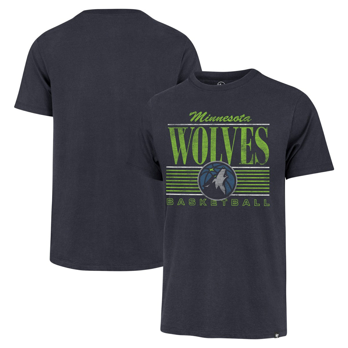 Minnesota Timberwolves '47 Remix Franklin T-Shirt Navy - NBA