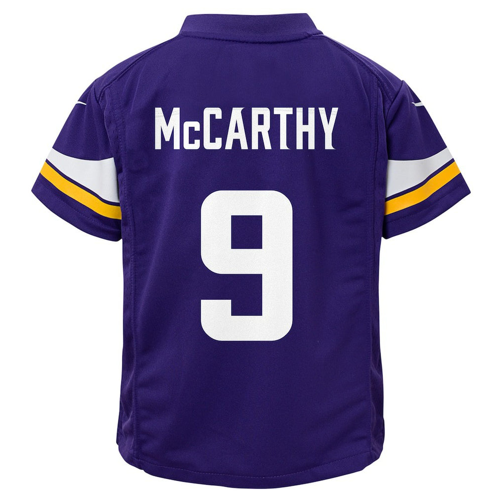 J.J. McCarthy Minnesota Vikings Preschool Player Game Jersey Purple | Nike for Sale