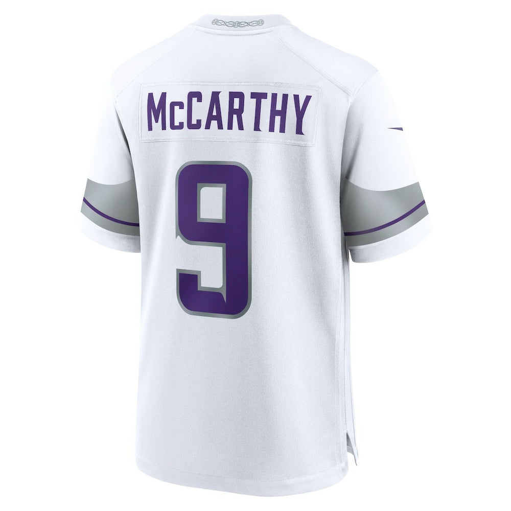 J.J. McCarthy Minnesota Vikings Youth Game Jersey White | Nike for Sale