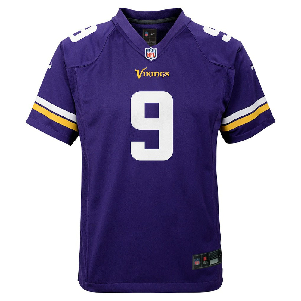J.J. McCarthy Minnesota Vikings Youth Game Jersey Purple | Nike for Sale