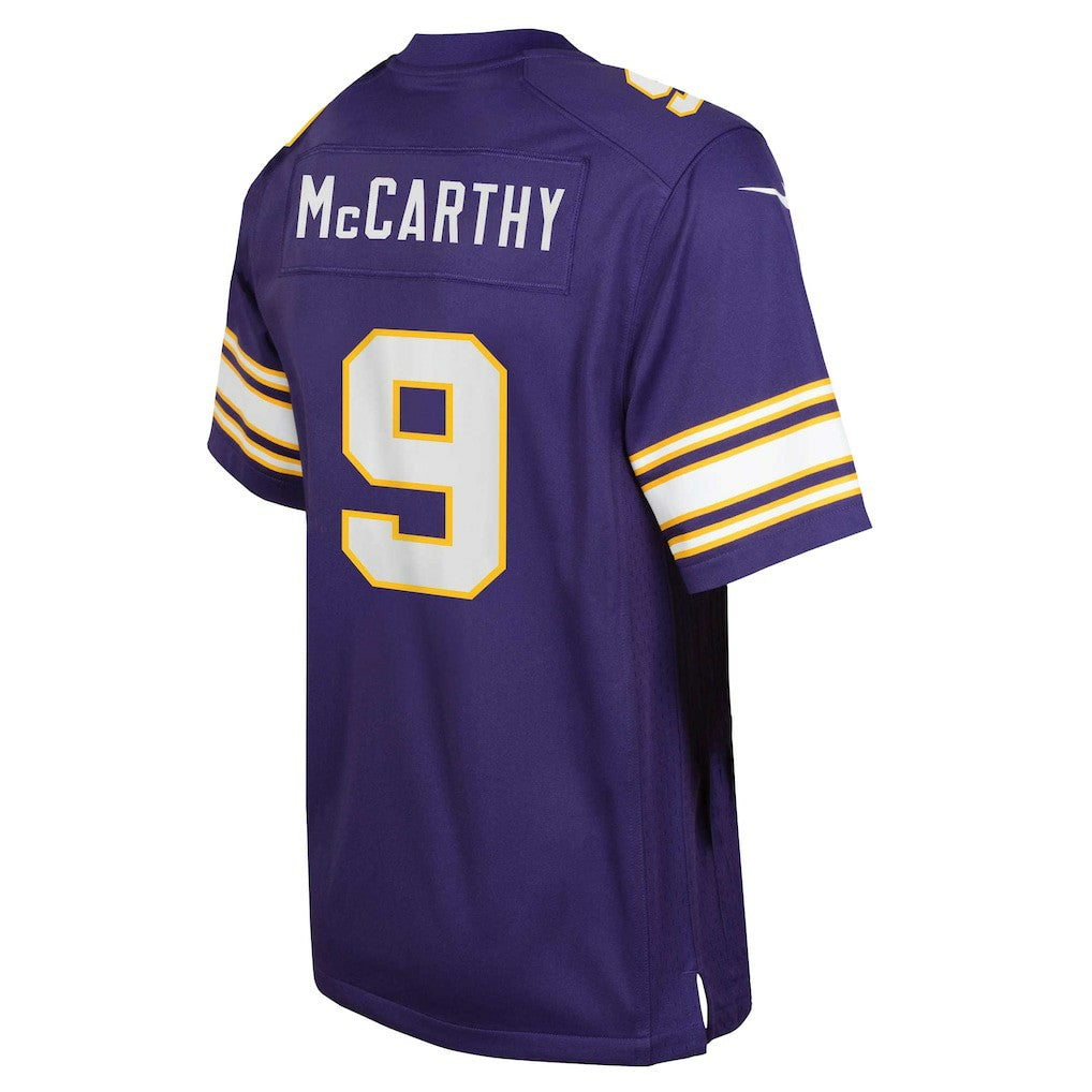 J.J. McCarthy Minnesota Vikings Youth Game Jersey Purple | Nike for Sale