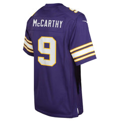 J.J. McCarthy Minnesota Vikings Youth Game Jersey Purple | Nike for Sale