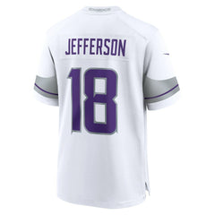 Justin Jefferson Minnesota Vikings Youth Game Jersey White | Nike for Sale