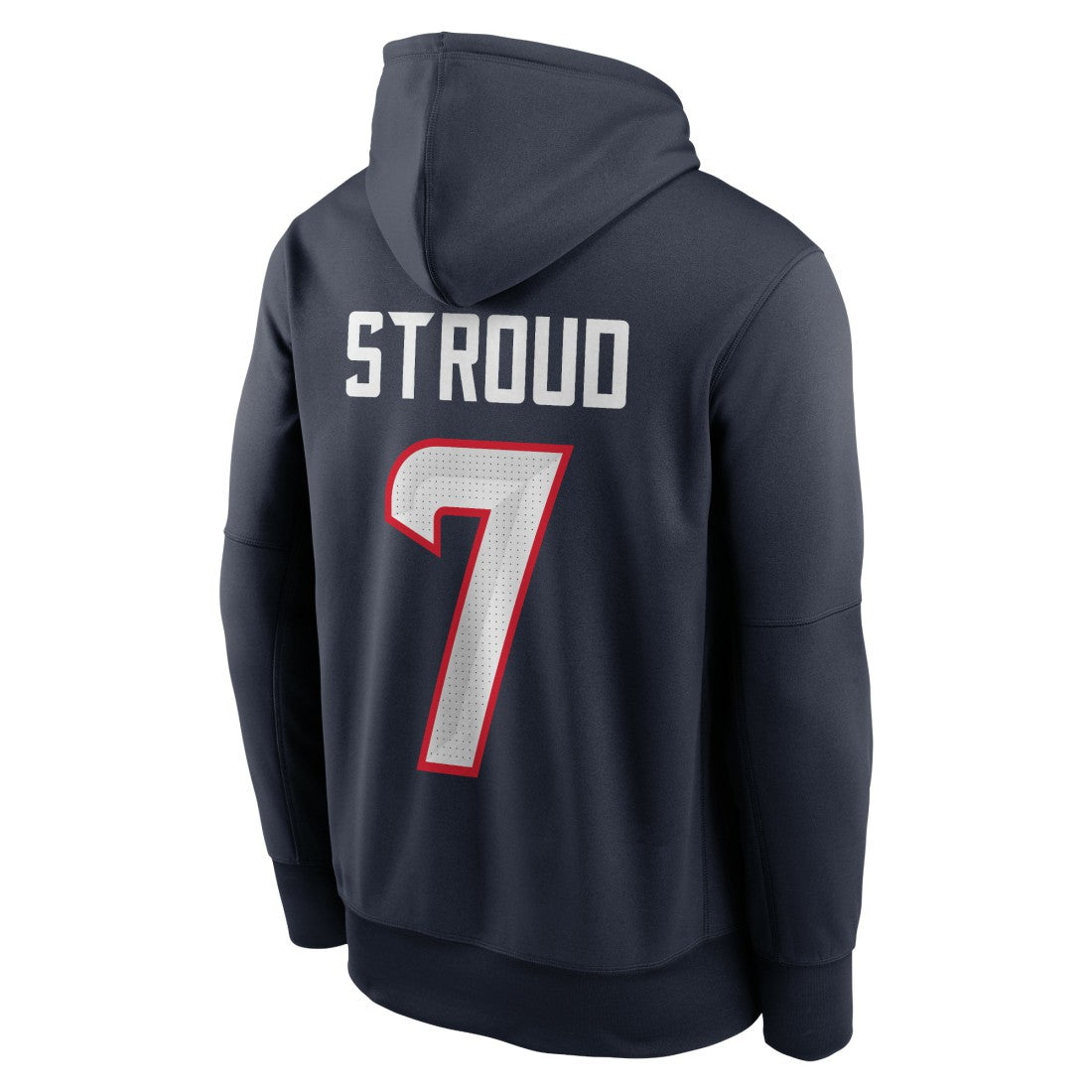 C.J. Stroud Houston Texans Player Name & Number Therma Hoodie Navy | Nike for Sale