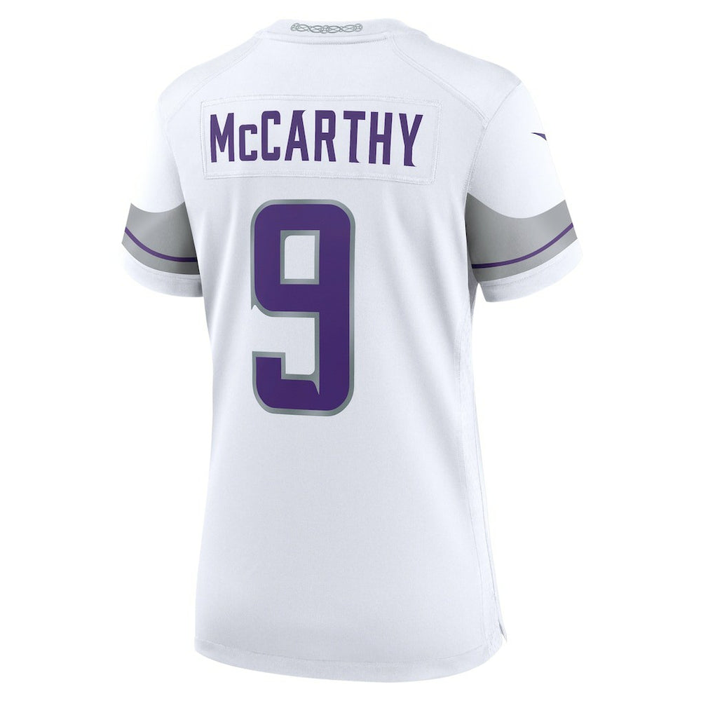 J.J. McCarthy Minnesota Vikings Women's Alternate Game Player Jersey White | Nike for Sale