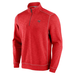 Tampa Bay Buccaneers Big & Tall Tobago Bay Half-Zip Sweatshirt Red | Tommy Bahama