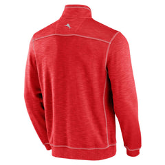 Tampa Bay Buccaneers Big & Tall Tobago Bay Half-Zip Sweatshirt Red | Tommy Bahama