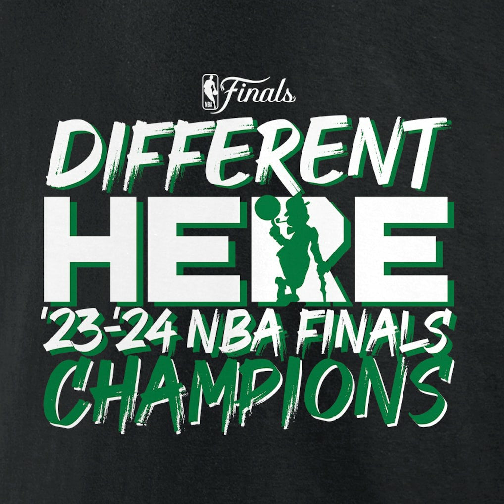 Boston Celtics 2024 NBA Finals Champions Pump Fake Hometown Originals T-Shirt Black - NBA