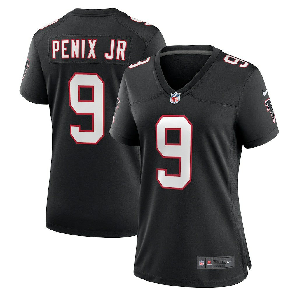 Michael Penix Jr. Atlanta Falcons Women's Alternate Game Jersey Black | Nike for Sale