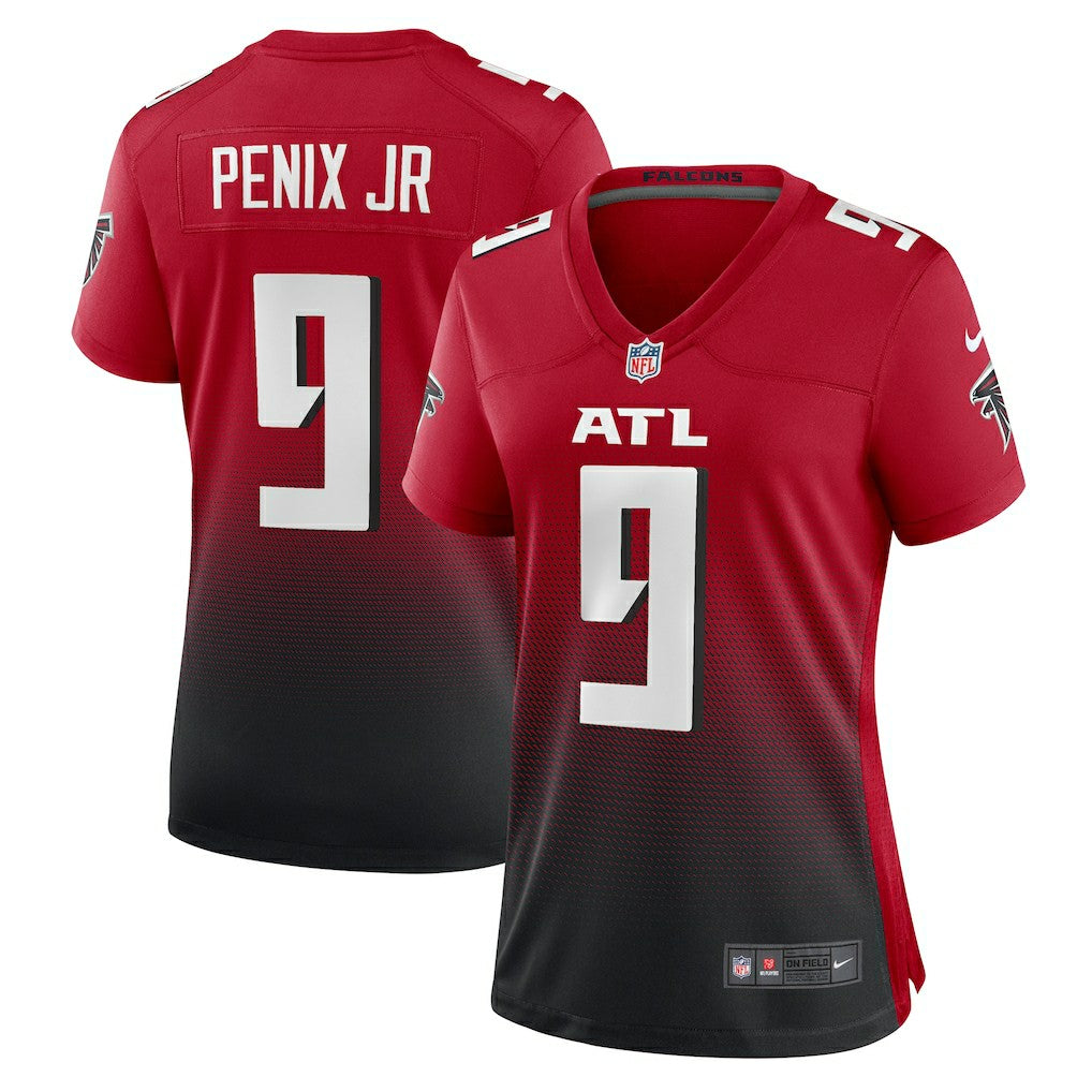 Michael Penix Jr. Atlanta Falcons Women's Alternate Game Jersey Red | Nike for Sale